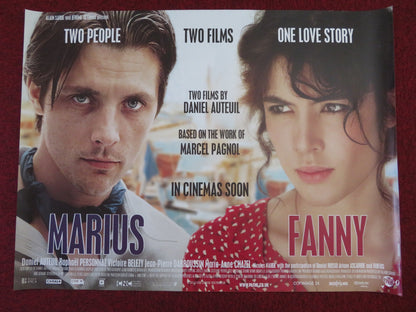 MARIUS / FANNY UK QUAD (30"x 40") ROLLED POSTER DANIEL AUTEUIL V. BELEZY 2013 - Rendezvous Cinema