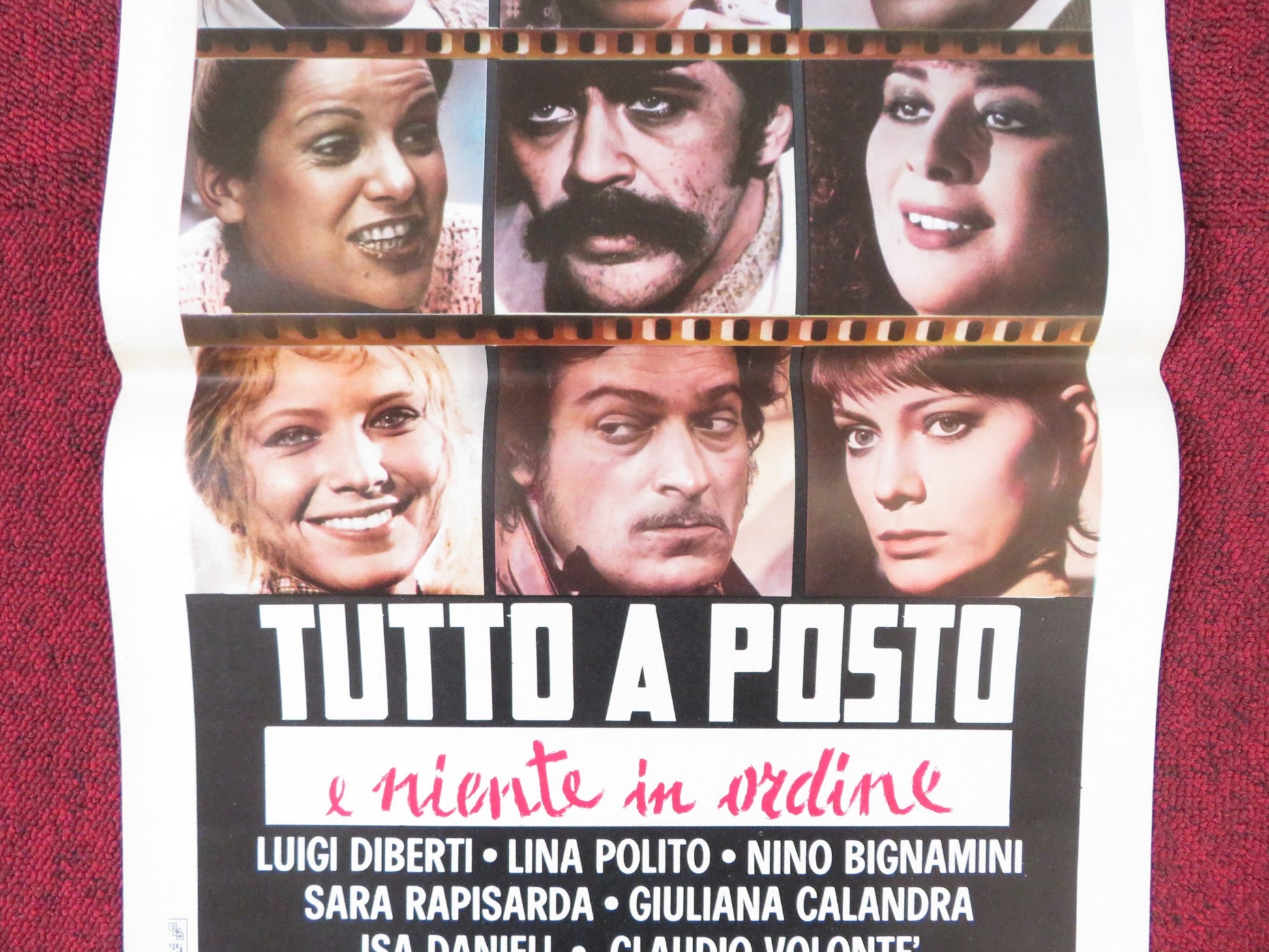 ALL SCREWED UP ITALIAN LOCANDINA POSTER LUIGI DIBERTI LINA POLITO 1974 - Rendezvous Cinema