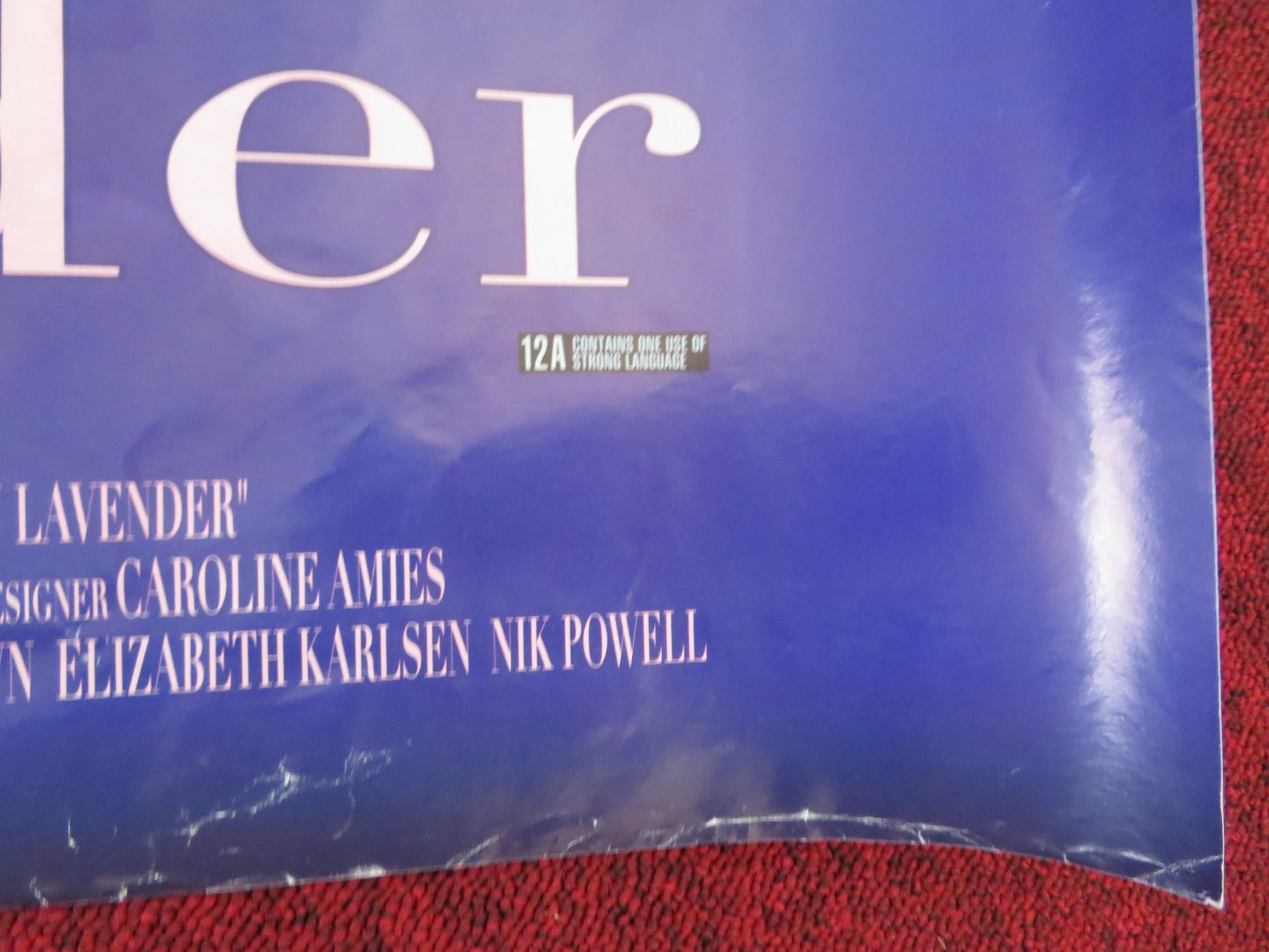 LADIES IN LAVENDER UK QUAD (30"x 40") ROLLED POSTER JUDI DENCH MAGGIE SMITH 2004 - Rendezvous Cinema