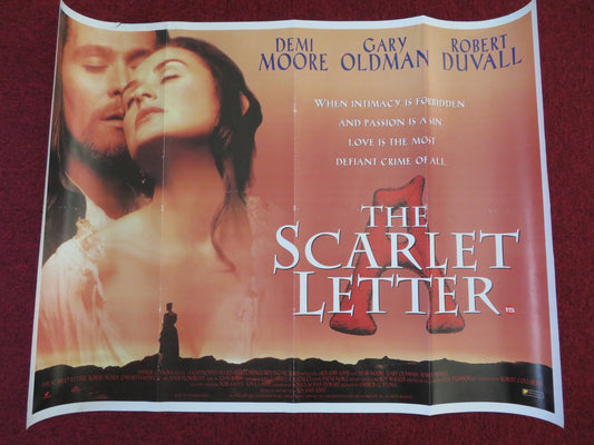 THE SCARLET LETTER UK QUAD (30"x 40") ROLLED POSTER GARY OLDMAN DEMI MOORE 1995 - Rendezvous Cinema