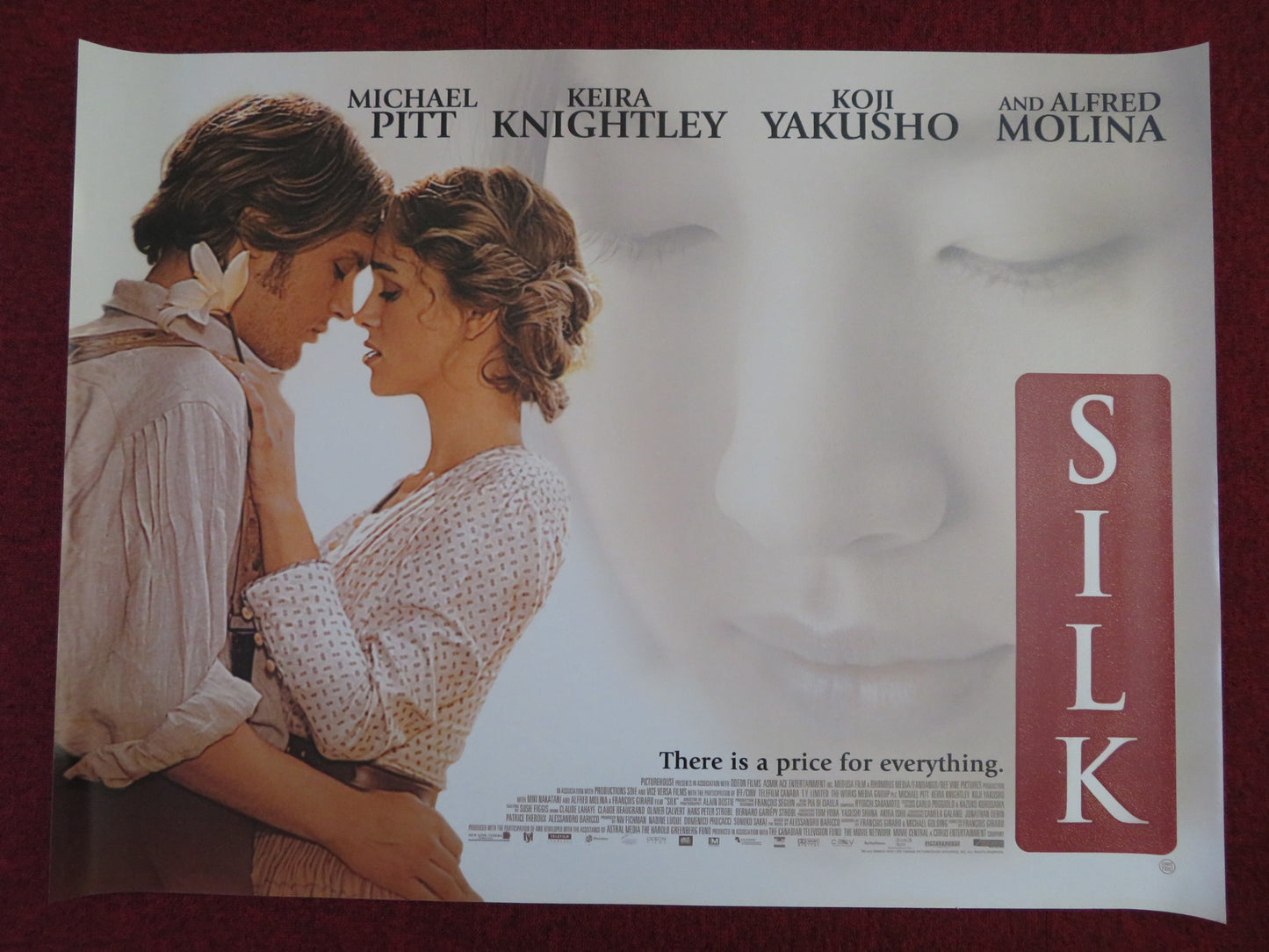 SILK UK QUAD (30"x 40") ROLLED POSTER MICHAEL PITT KEIRA KNIGHTLEY 2007 - Rendezvous Cinema