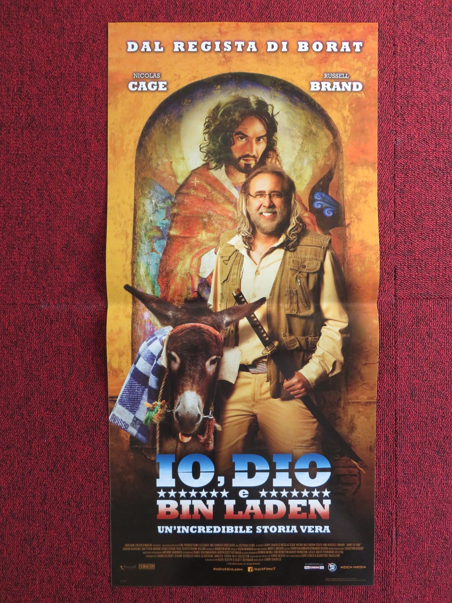 ARMY OF ONE ITALIAN LOCANDINA POSTER NICOLAS CAGE RUSSELL BRAND 2016 - Rendezvous Cinema