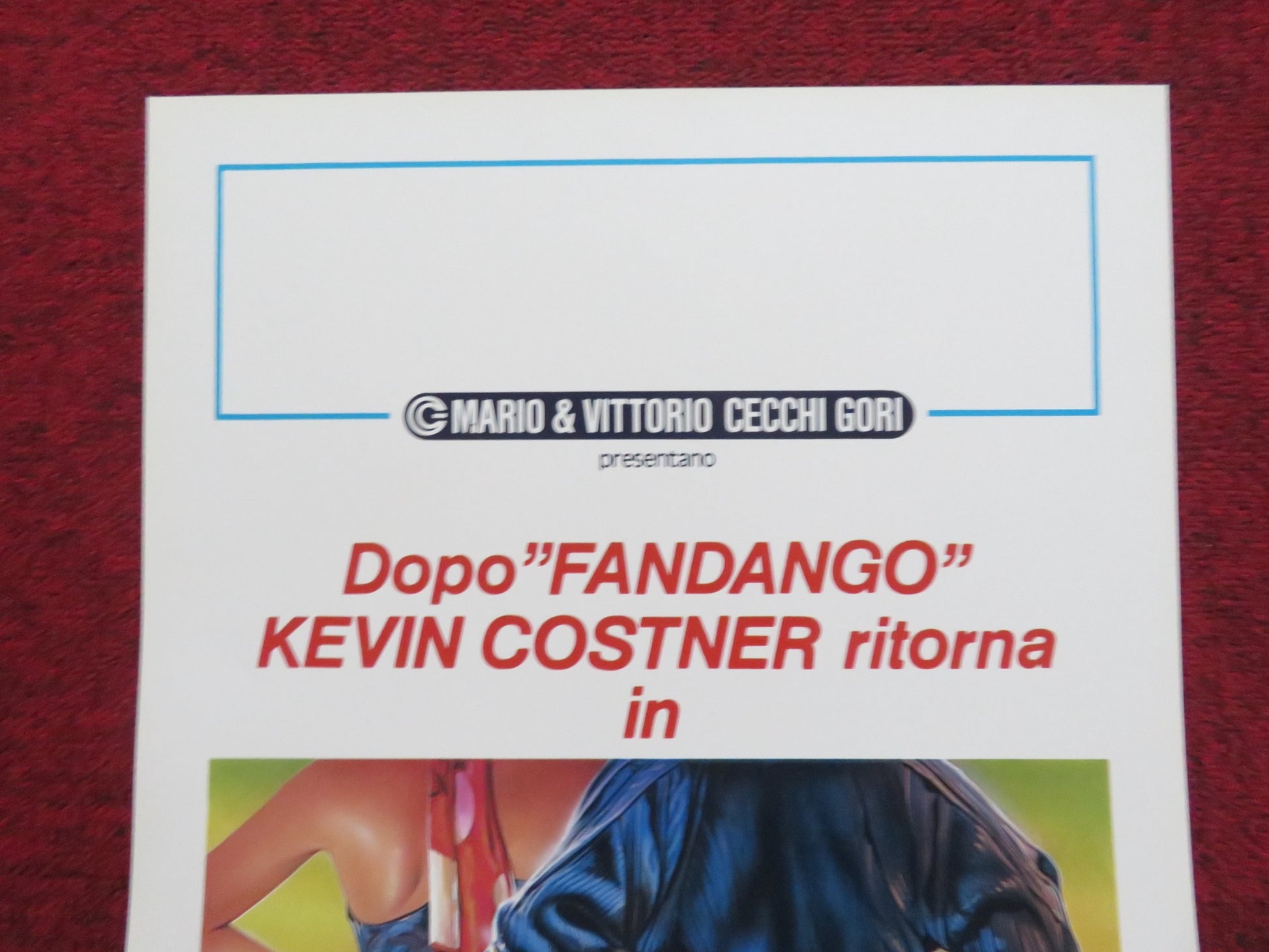 AMERICAN FLYERS ITALIAN LOCANDINA POSTER KEVIN COSTNER DAVID GRANT 1987 - Rendezvous Cinema