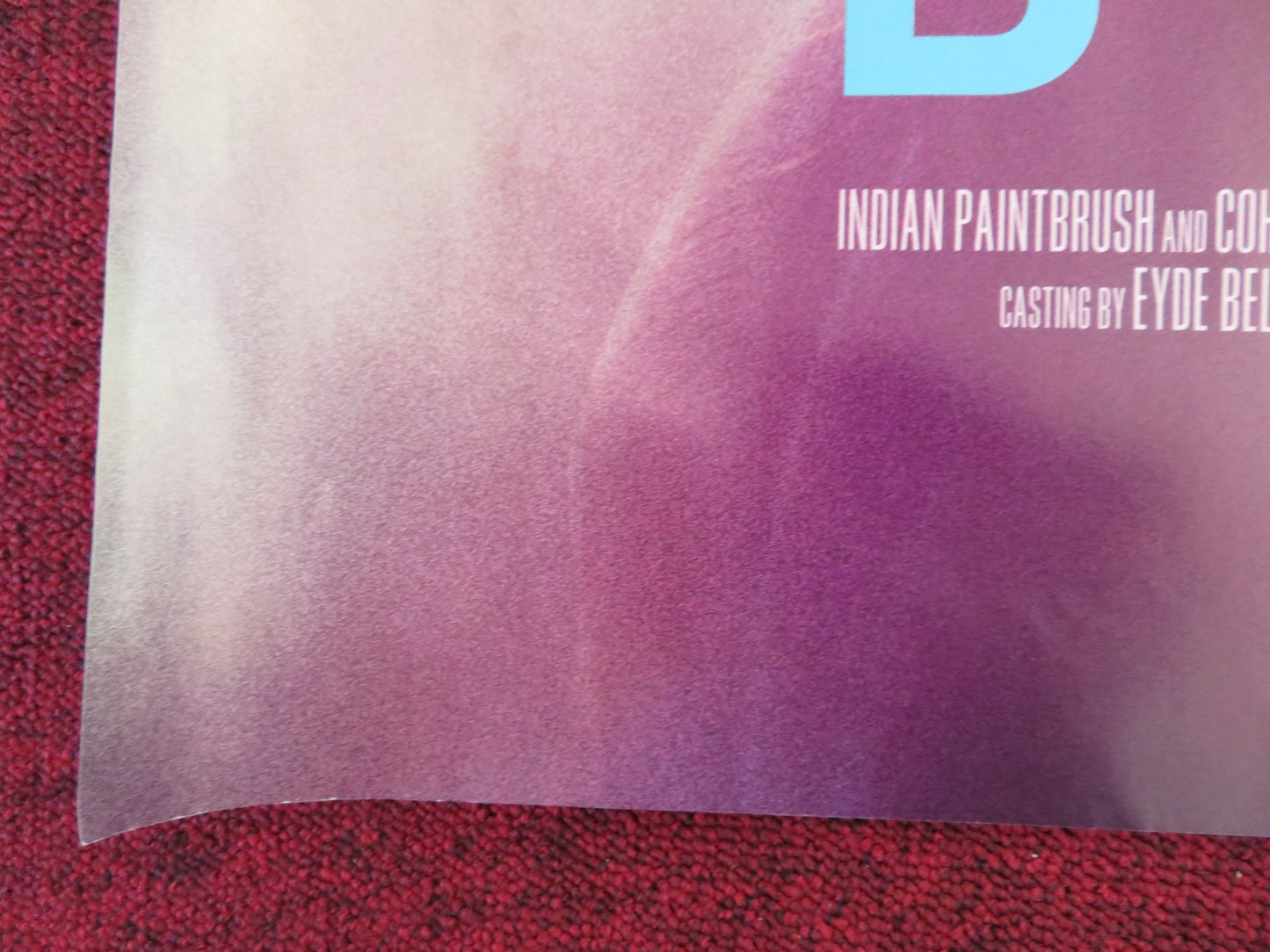 BREATHE IN UK QUAD (30"x 40") ROLLED POSTER GUY PEARCE FELICITY JONES 2013 - Rendezvous Cinema