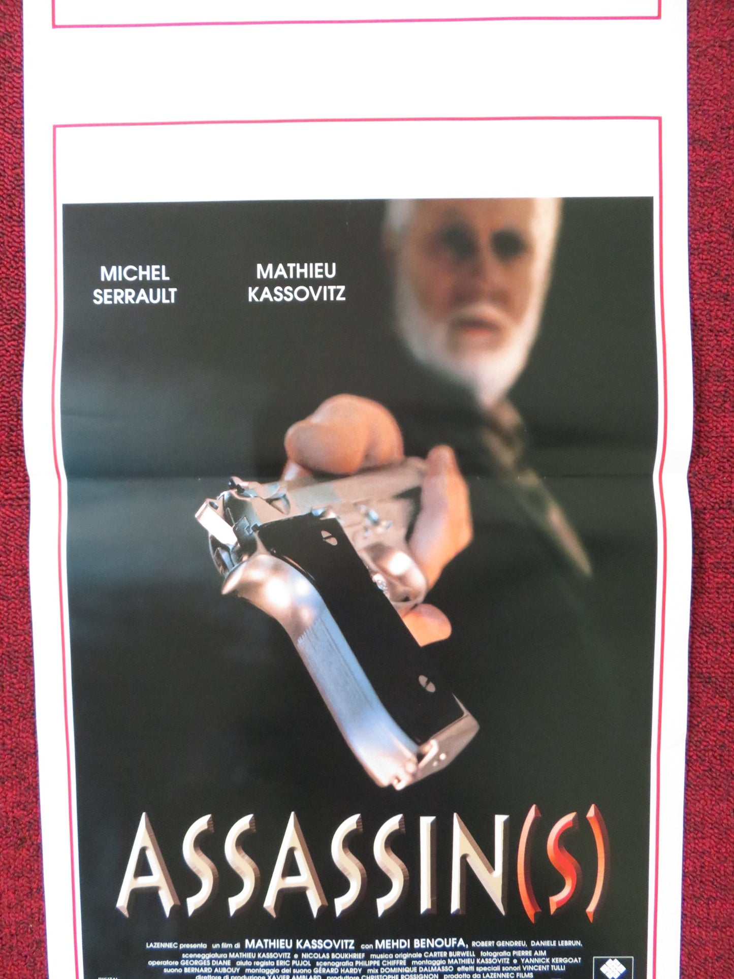 ASSASSIN(S) ITALIAN LOCANDINA POSTER MICHEL SERRAULT MATHIEU KASSOVITZ 1998 - Rendezvous Cinema