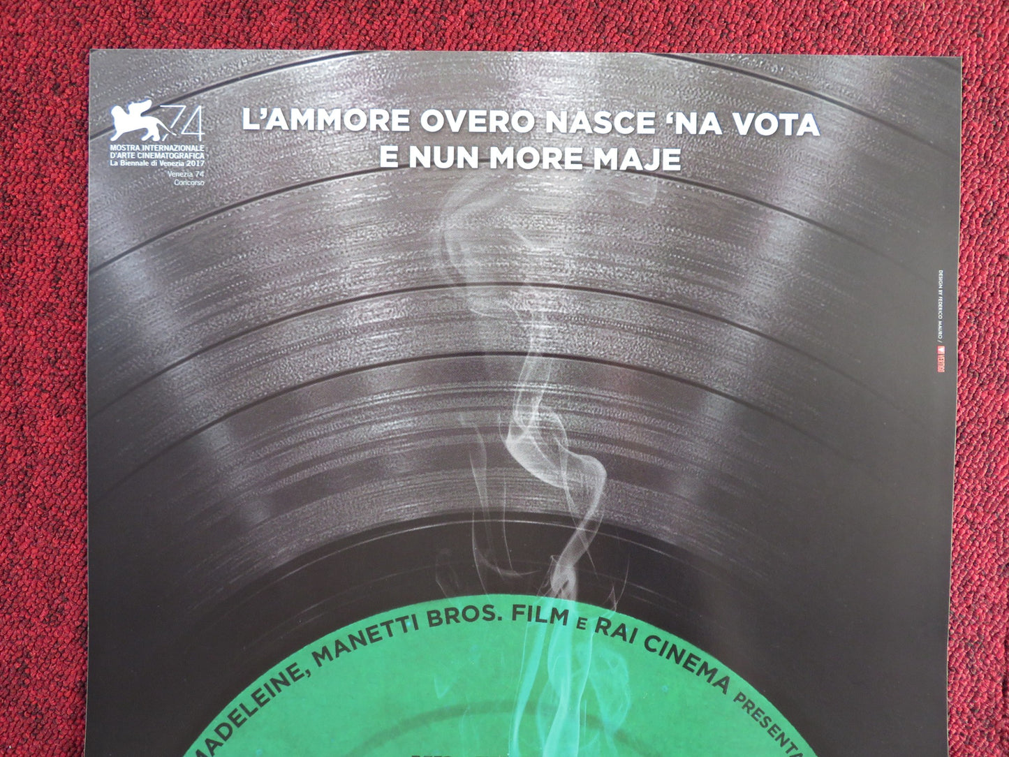 AMMORE E MALAVITA ITALIAN LOCANDINA POSTER CLAUDIA GERINI CARLO BUCCIROSSO 2017 - Rendezvous Cinema