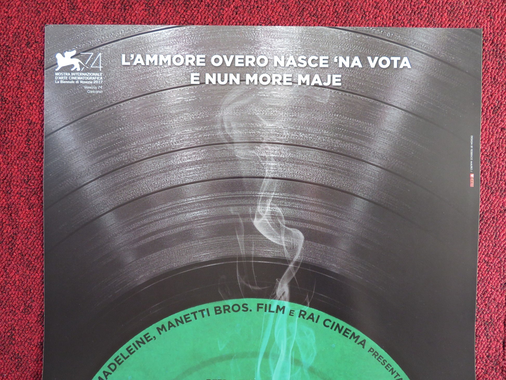 AMMORE E MALAVITA ITALIAN LOCANDINA POSTER CLAUDIA GERINI CARLO BUCCIROSSO 2017 - Rendezvous Cinema