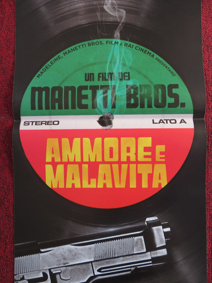 AMMORE E MALAVITA ITALIAN LOCANDINA POSTER CLAUDIA GERINI CARLO BUCCIROSSO 2017 - Rendezvous Cinema