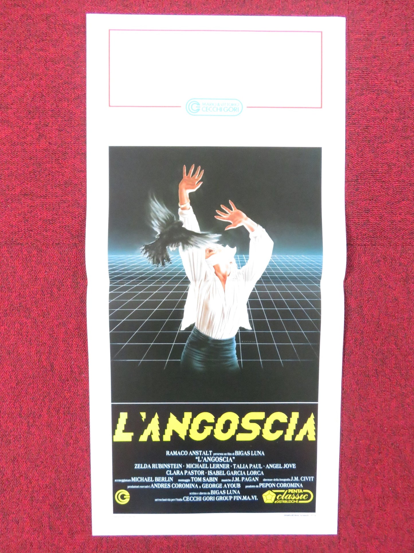 ANGUISH ITALIAN LOCANDINA POSTER ZELDA RUBENSTEIN MICHAEL LERNER 1989 - Rendezvous Cinema