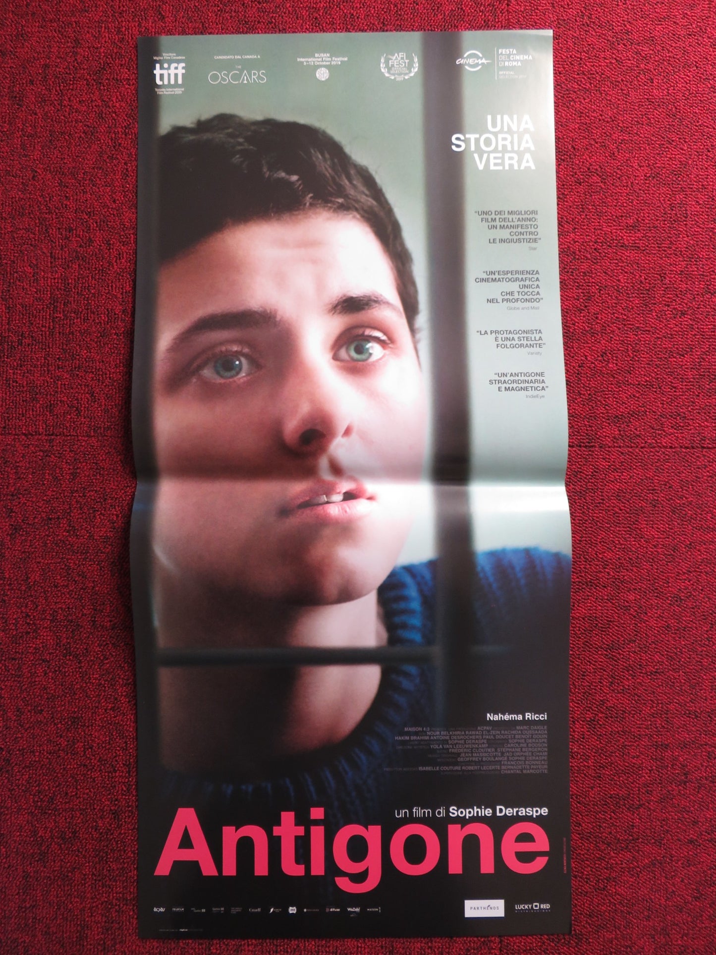 ANTIGONE ITALIAN LOCANDINA POSTER NAHEMA RICCI RAWAD EL-ZEIN 2019 - Rendezvous Cinema