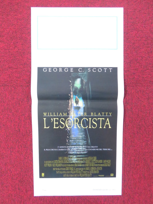 EXORCIST III ITALIAN LOCANDINA POSTER GEORGE C. SCOTT ED FLANDERS 1990