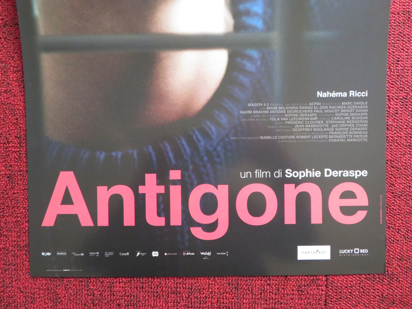 ANTIGONE ITALIAN LOCANDINA POSTER NAHEMA RICCI RAWAD EL-ZEIN 2019 - Rendezvous Cinema