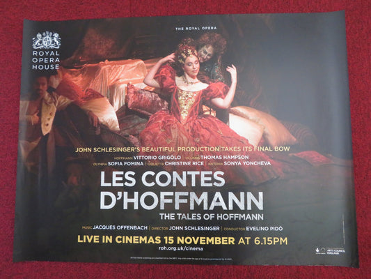 LES CONTES D'HOFFMAN THE ROYAL OPERA HOUSE UK QUAD (30"x 40") ROLLED POSTER 2016 - Rendezvous Cinema