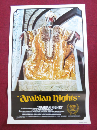 ARABIAN NIGHTS US ONE SHEET ROLLED POSTER NINETTO DAVOLI FRANCO CITTI 1974 - Rendezvous Cinema