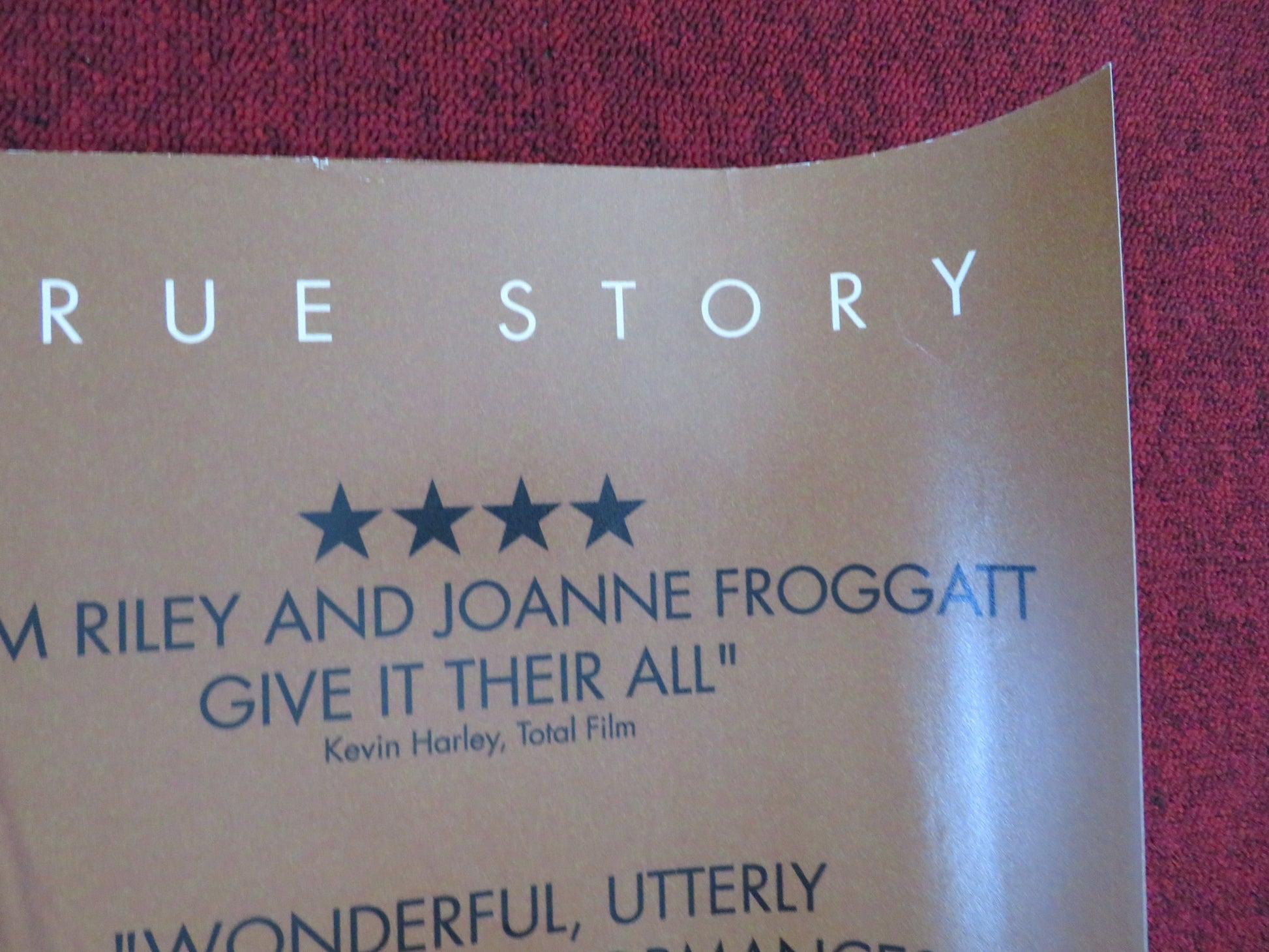 STARFISH UK QUAD (30"x 40") ROLLED POSTER JOANNE FROGATT TOM RILEY 2016 - Rendezvous Cinema