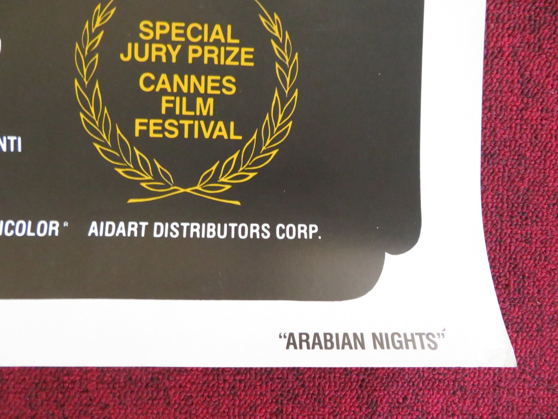 ARABIAN NIGHTS US ONE SHEET ROLLED POSTER NINETTO DAVOLI FRANCO CITTI 1974 - Rendezvous Cinema