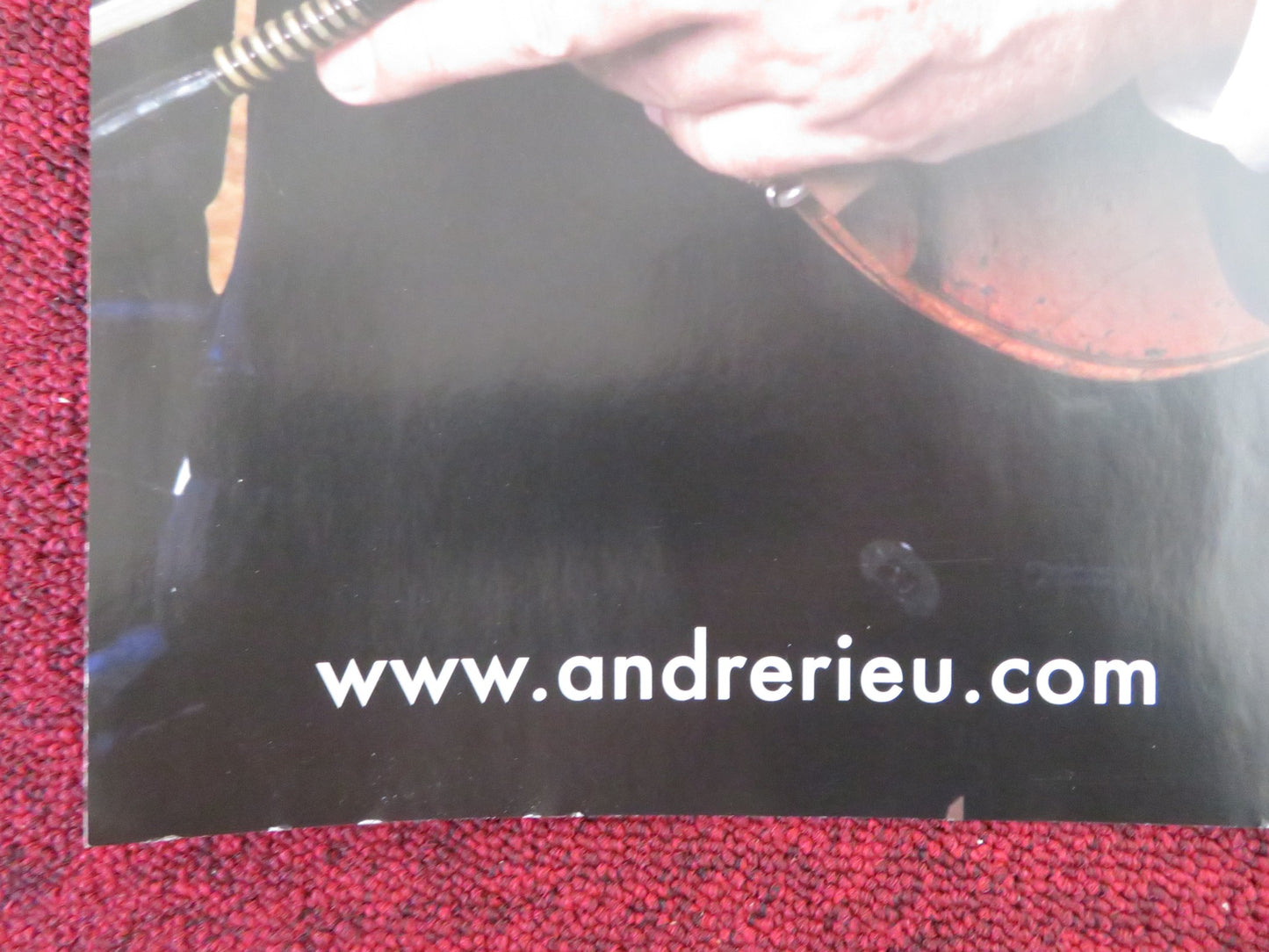 CHRISTMAS WITH ANDRE - ANDRE RIEU LIVE UK QUAD (30"x 40") ROLLED POSTER 2015 - Rendezvous Cinema