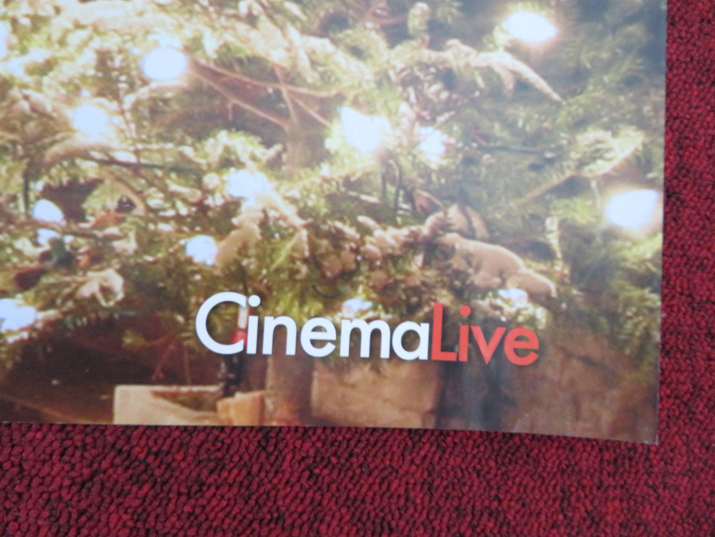 CHRISTMAS WITH ANDRE - ANDRE RIEU LIVE UK QUAD (30"x 40") ROLLED POSTER 2015 - Rendezvous Cinema