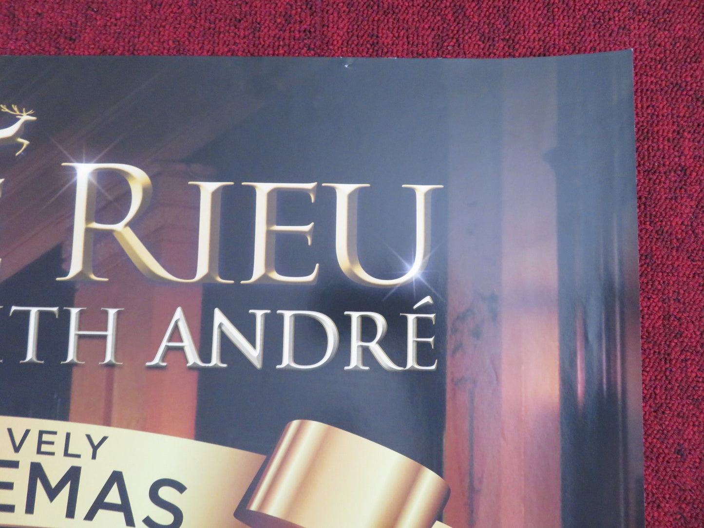 CHRISTMAS WITH ANDRE - ANDRE RIEU LIVE UK QUAD (30"x 40") ROLLED POSTER 2015 - Rendezvous Cinema