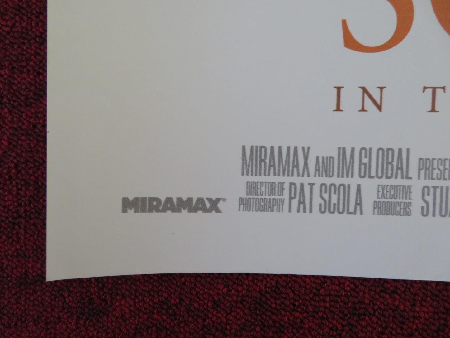 SOUTHSIDE WITH YOU UK QUAD (30"x 40") ROLLED POSTER PARKER SAWYERS SUMPTER 2016 - Rendezvous Cinema