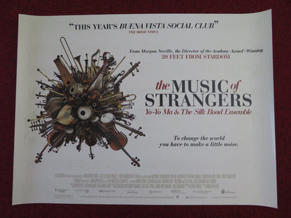 THE MUSIC OF STRANGERS: YO-YO MA UK QUAD (30"x 40") ROLLED POSTER 2015 - Rendezvous Cinema