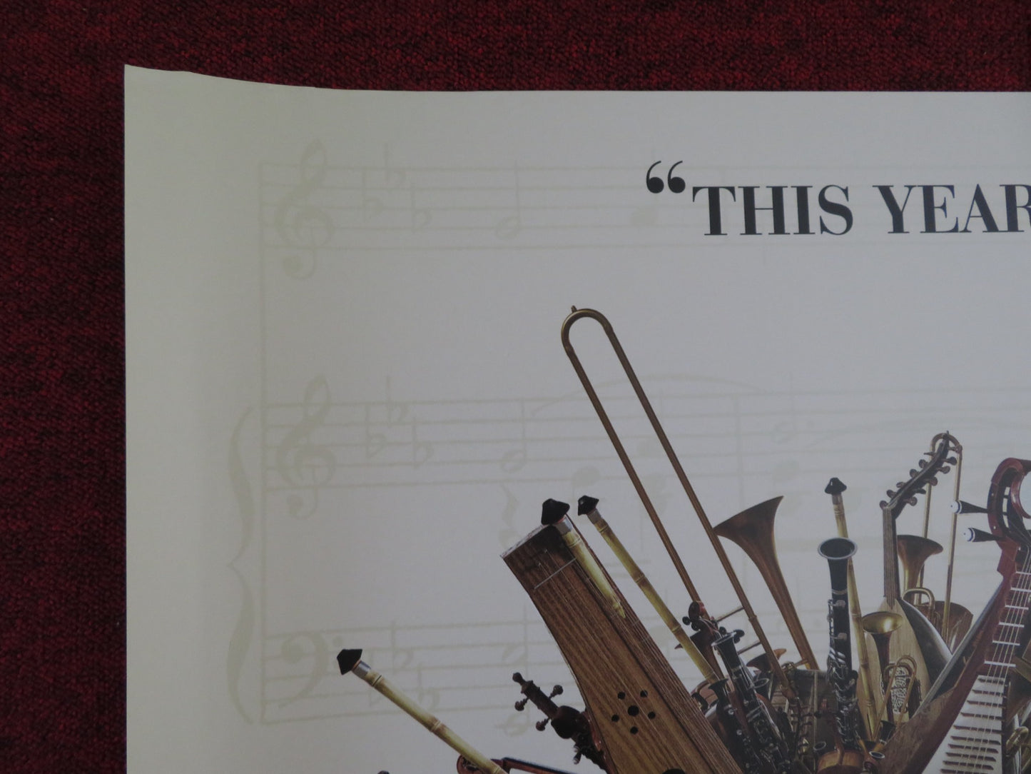 THE MUSIC OF STRANGERS: YO-YO MA UK QUAD (30"x 40") ROLLED POSTER 2015 - Rendezvous Cinema