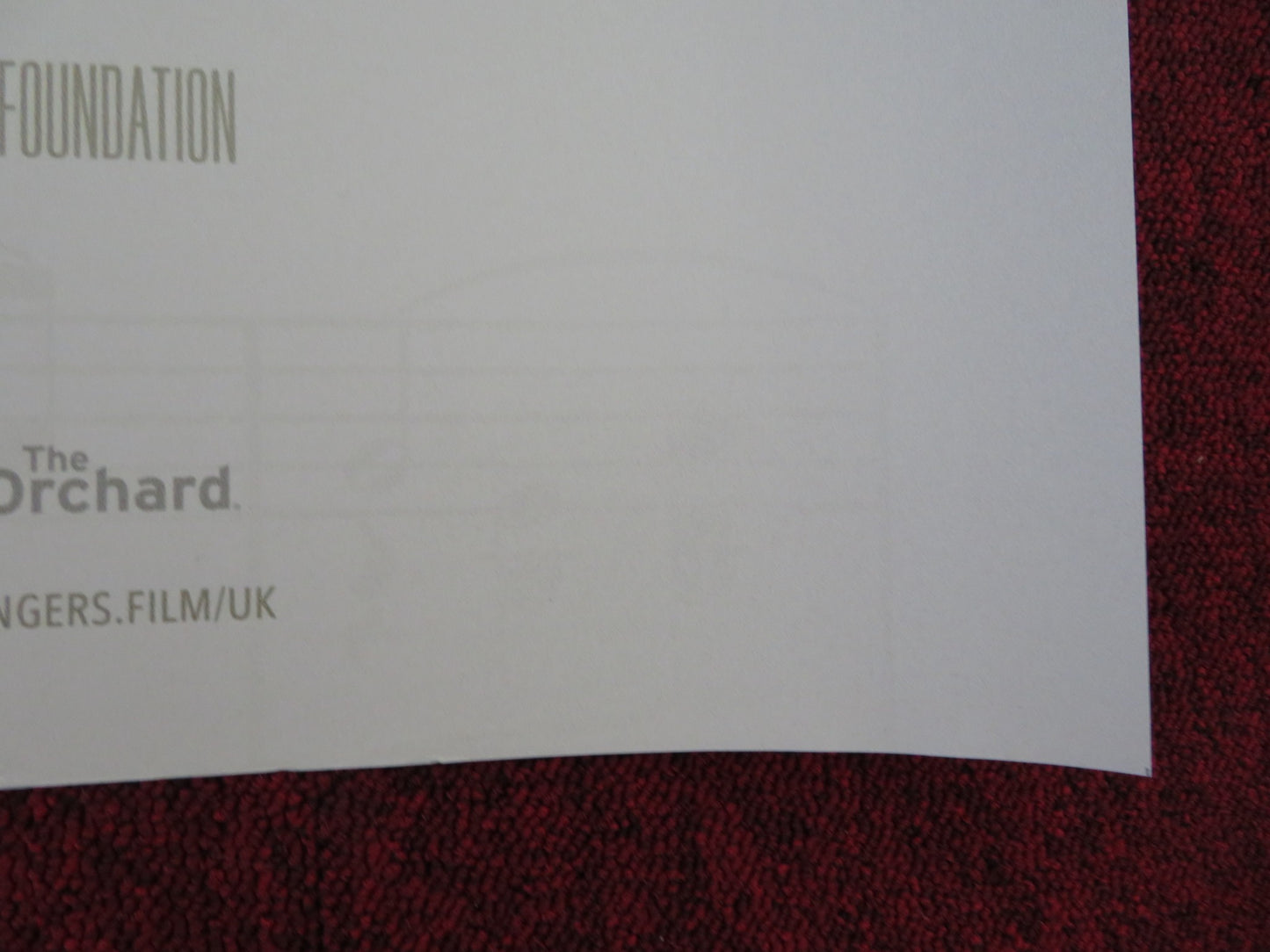 THE MUSIC OF STRANGERS: YO-YO MA UK QUAD (30"x 40") ROLLED POSTER 2015 - Rendezvous Cinema