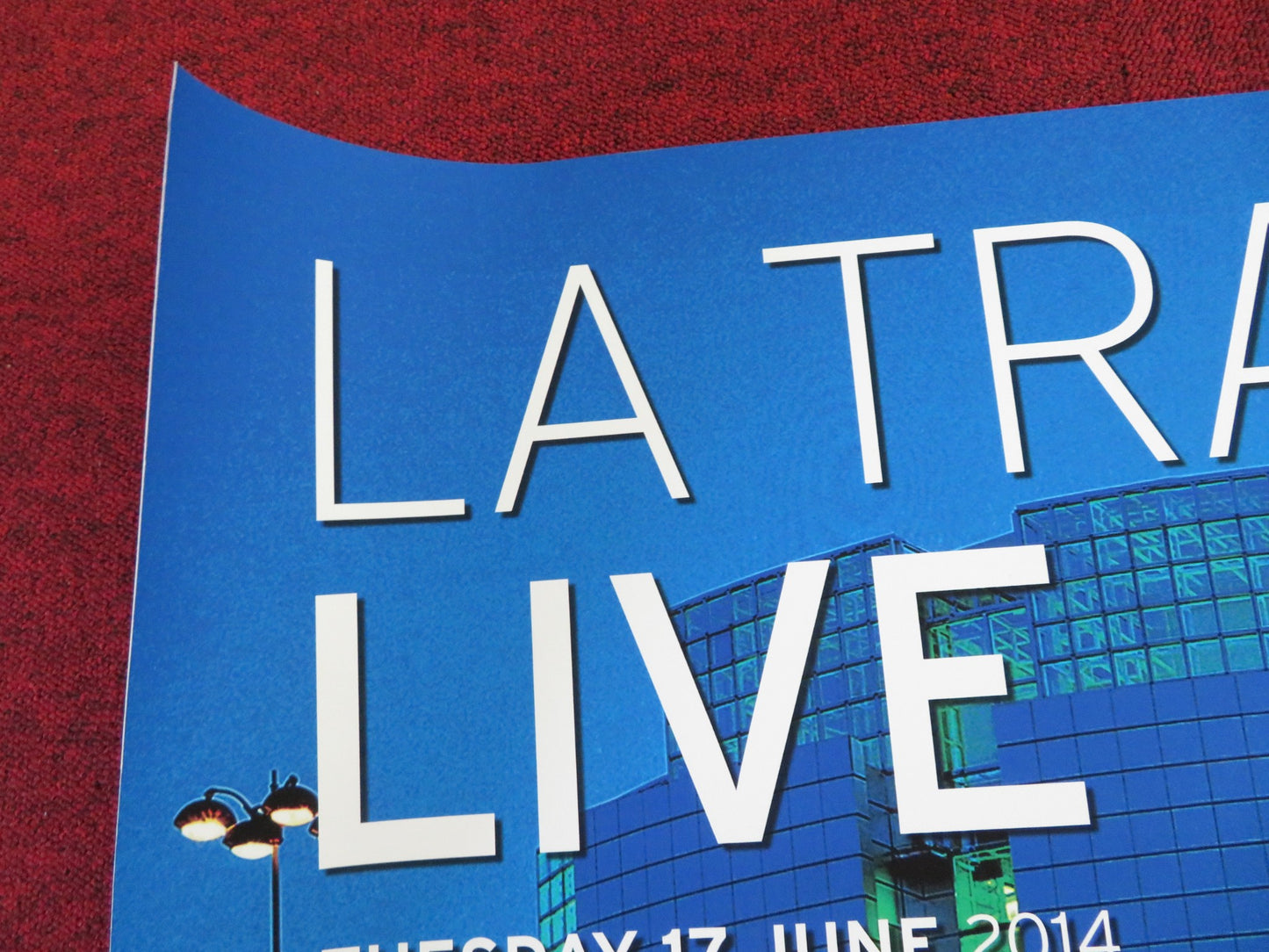 LA TRAVIATA LIVE NATIONAL OPERA DE PARIS UK QUAD (30"x 40") ROLLED POSTER 2014 - Rendezvous Cinema