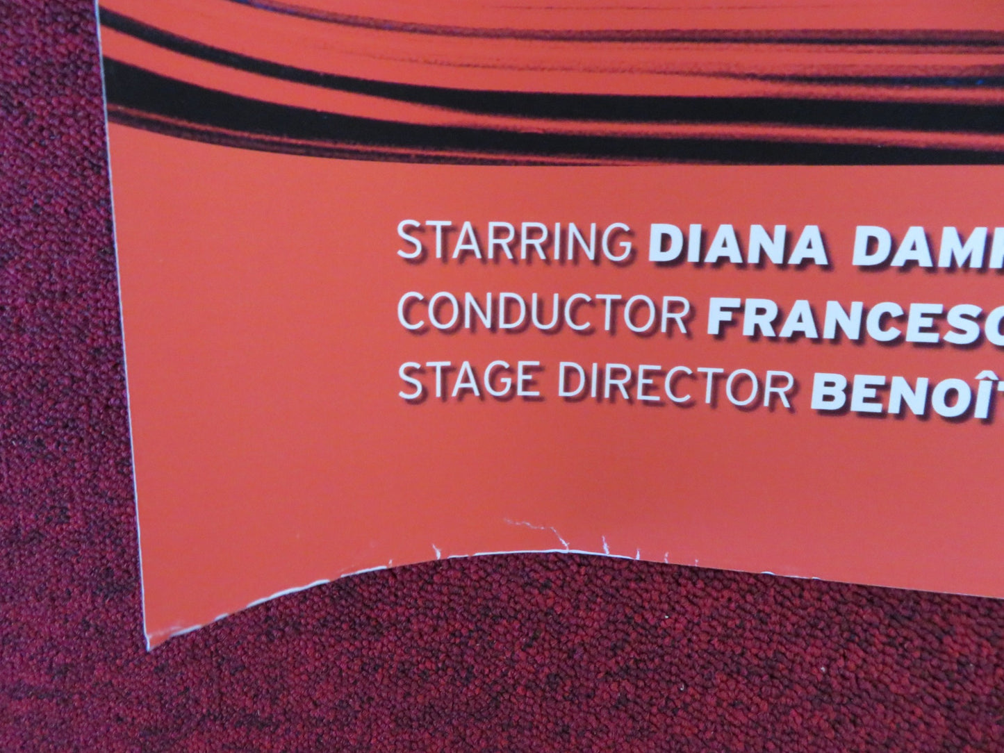 LA TRAVIATA LIVE NATIONAL OPERA DE PARIS UK QUAD (30"x 40") ROLLED POSTER 2014 - Rendezvous Cinema