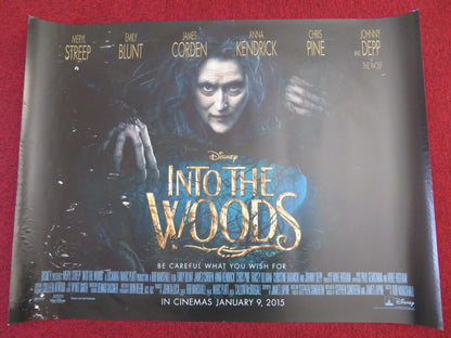INTO THE WOODS UK QUAD (30"x 40") ROLLED POSTER DISNEY M. STREEP E. BLUNT 2014 - Rendezvous Cinema