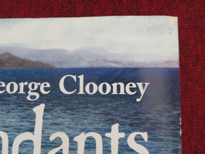 THE DESCENDANTS UK QUAD (30"x 40") ROLLED POSTER GEORGE CLOONEY S. WOODLEY 2011 - Rendezvous Cinema