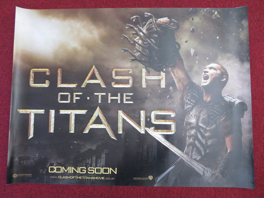 CLASH OF THE TITANS (MEDUSA) UK QUAD (30"x 40") ROLLED POSTER WORTHINGTON 2010 - Rendezvous Cinema