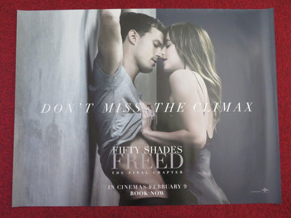 FIFTY SHADES FREED UK QUAD (30"x 40") ROLLED POSTER DAKOTA JOHNSON J DORNAN 2018 - Rendezvous Cinema