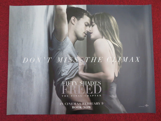 FIFTY SHADES FREED UK QUAD (30"x 40") ROLLED POSTER DAKOTA JOHNSON J DORNAN 2018 - Rendezvous Cinema