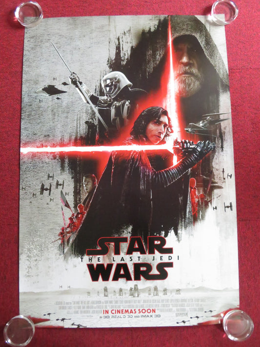 STAR WARS: EPISODE VIII - THE LAST JEDI US ONE SHEET ROLLED POSTER 2017