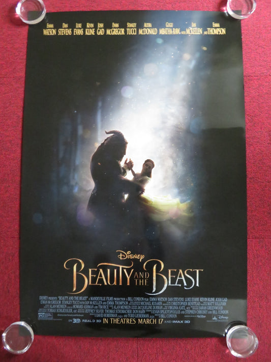 BEAUTY AND THE BEAST US ONE SHEET ROLLED POSTER EMMA WATSON LUKE EVANS 2017