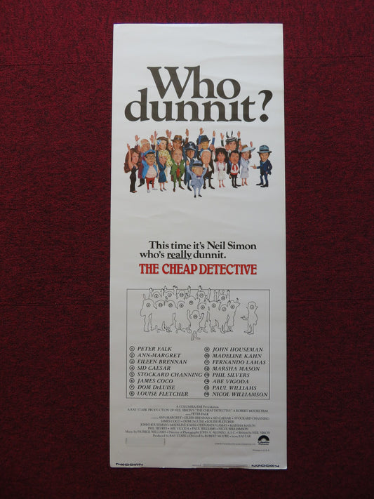 THE CHEAP DETECTIVE US INSERT (14"x 36") POSTER PETER FALK SID CAESAR 1978 - Rendezvous Cinema