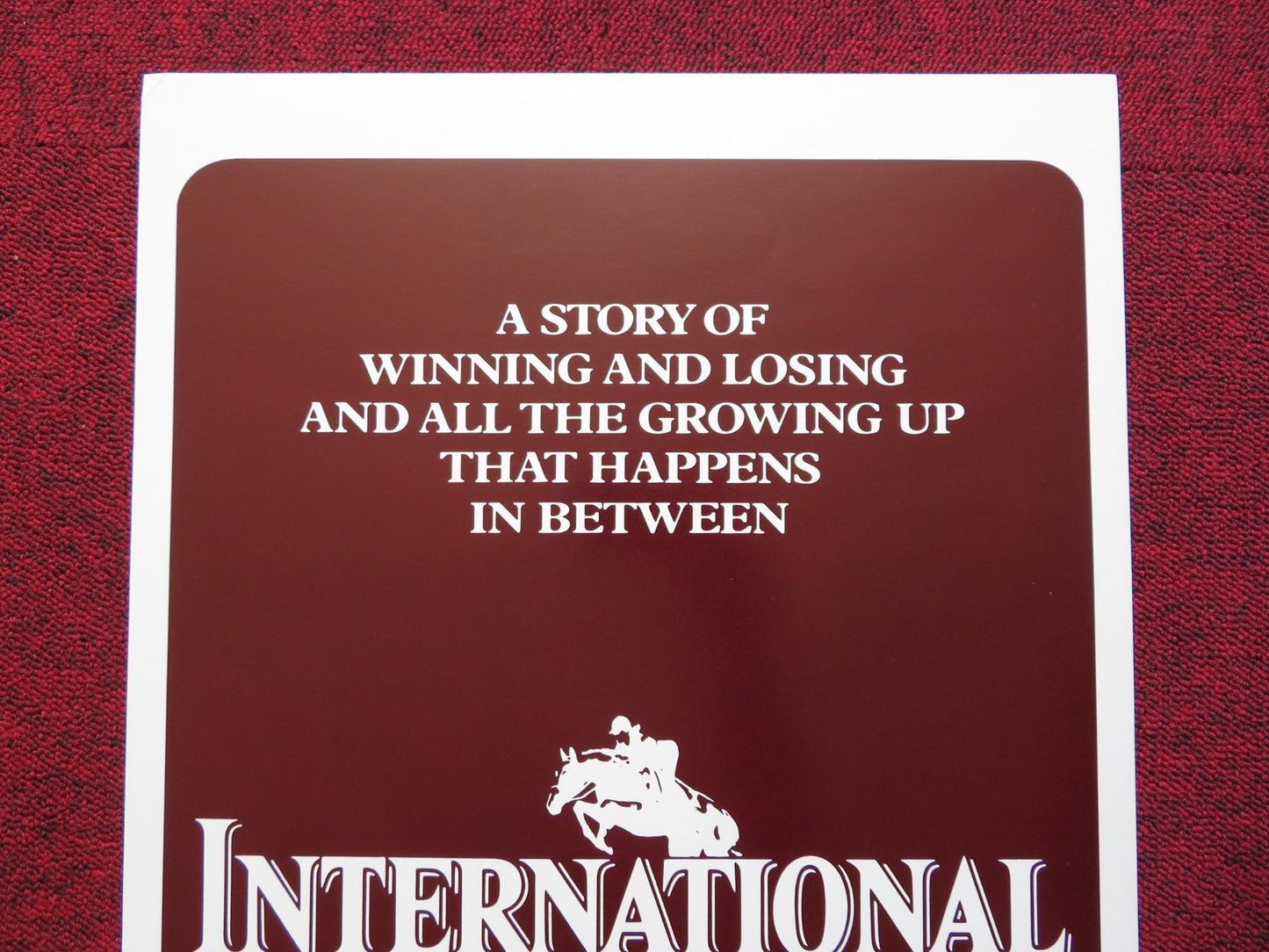INTERNATIONAL VELVET US INSERT (14"x 36") POSTER CHRISTOPHER PLUMMER 1978 - Rendezvous Cinema