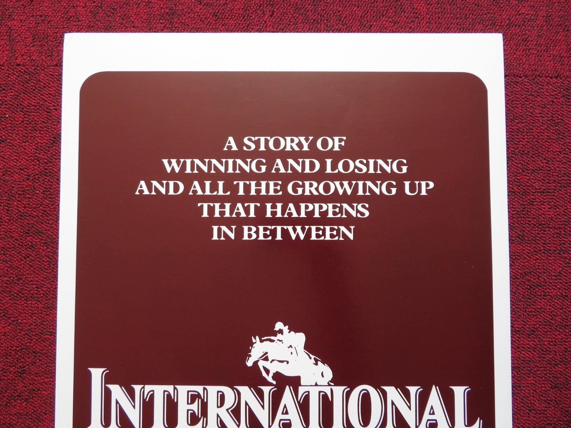 INTERNATIONAL VELVET US INSERT (14"x 36") POSTER CHRISTOPHER PLUMMER 1978 - Rendezvous Cinema