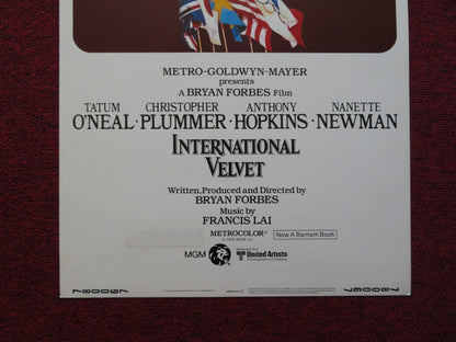 INTERNATIONAL VELVET US INSERT (14"x 36") POSTER CHRISTOPHER PLUMMER 1978 - Rendezvous Cinema