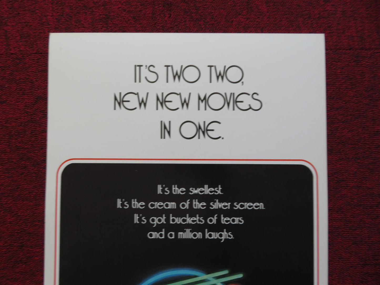 MOVIE MOVIE US INSERT (14"x 36") POSTER GEORGE C.SCOTT ART CARNEY 1978 - Rendezvous Cinema