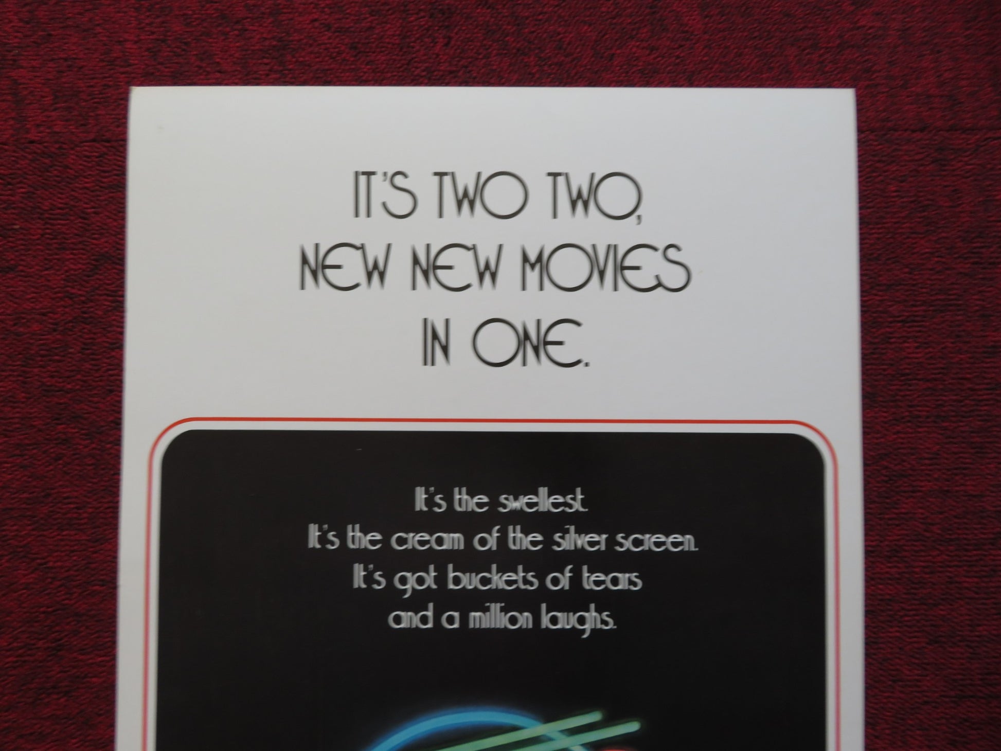 MOVIE MOVIE US INSERT (14"x 36") POSTER GEORGE C.SCOTT ART CARNEY 1978 - Rendezvous Cinema