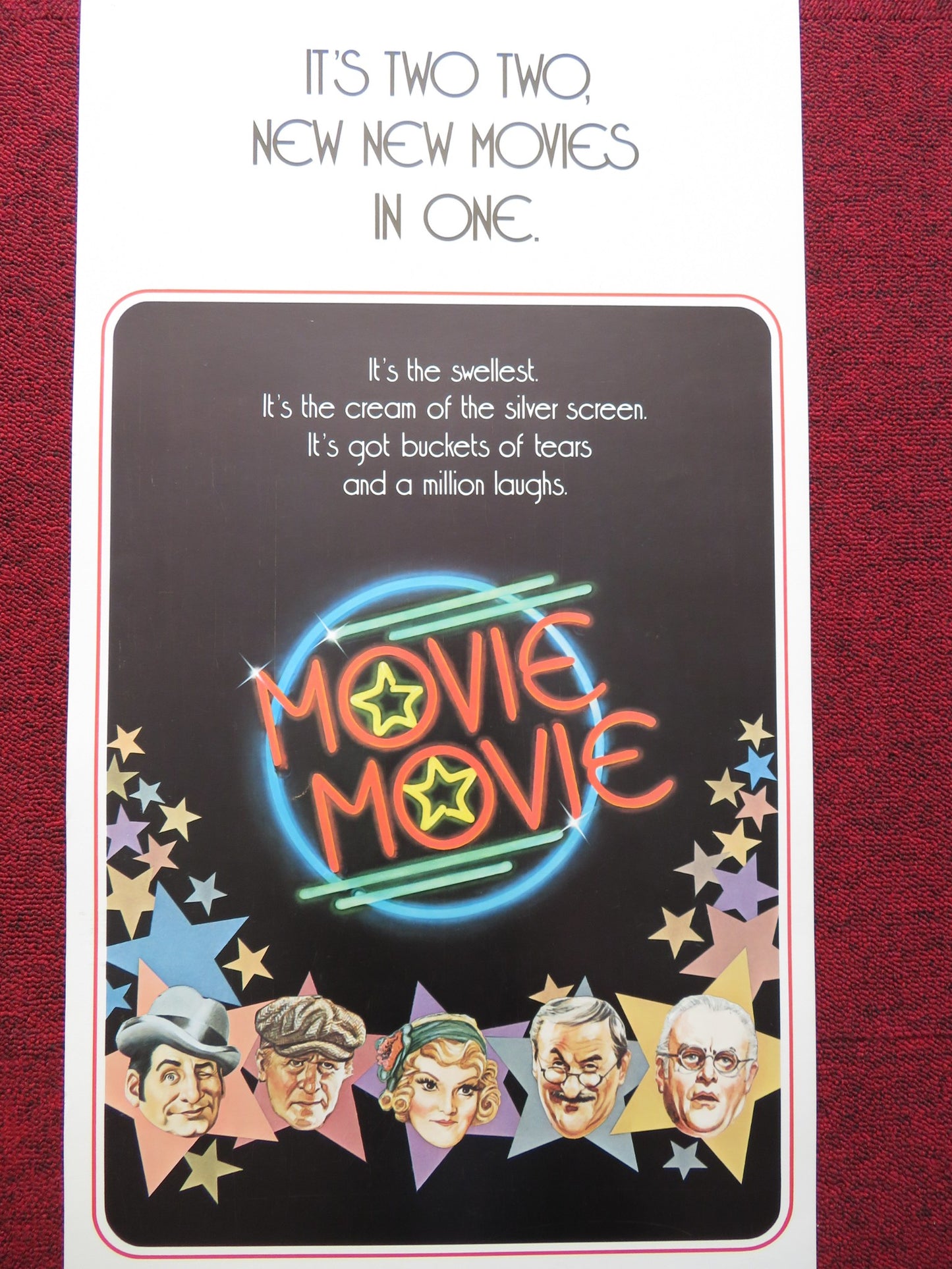 MOVIE MOVIE US INSERT (14"x 36") POSTER GEORGE C.SCOTT ART CARNEY 1978 - Rendezvous Cinema