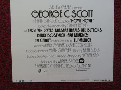 MOVIE MOVIE US INSERT (14"x 36") POSTER GEORGE C.SCOTT ART CARNEY 1978 - Rendezvous Cinema