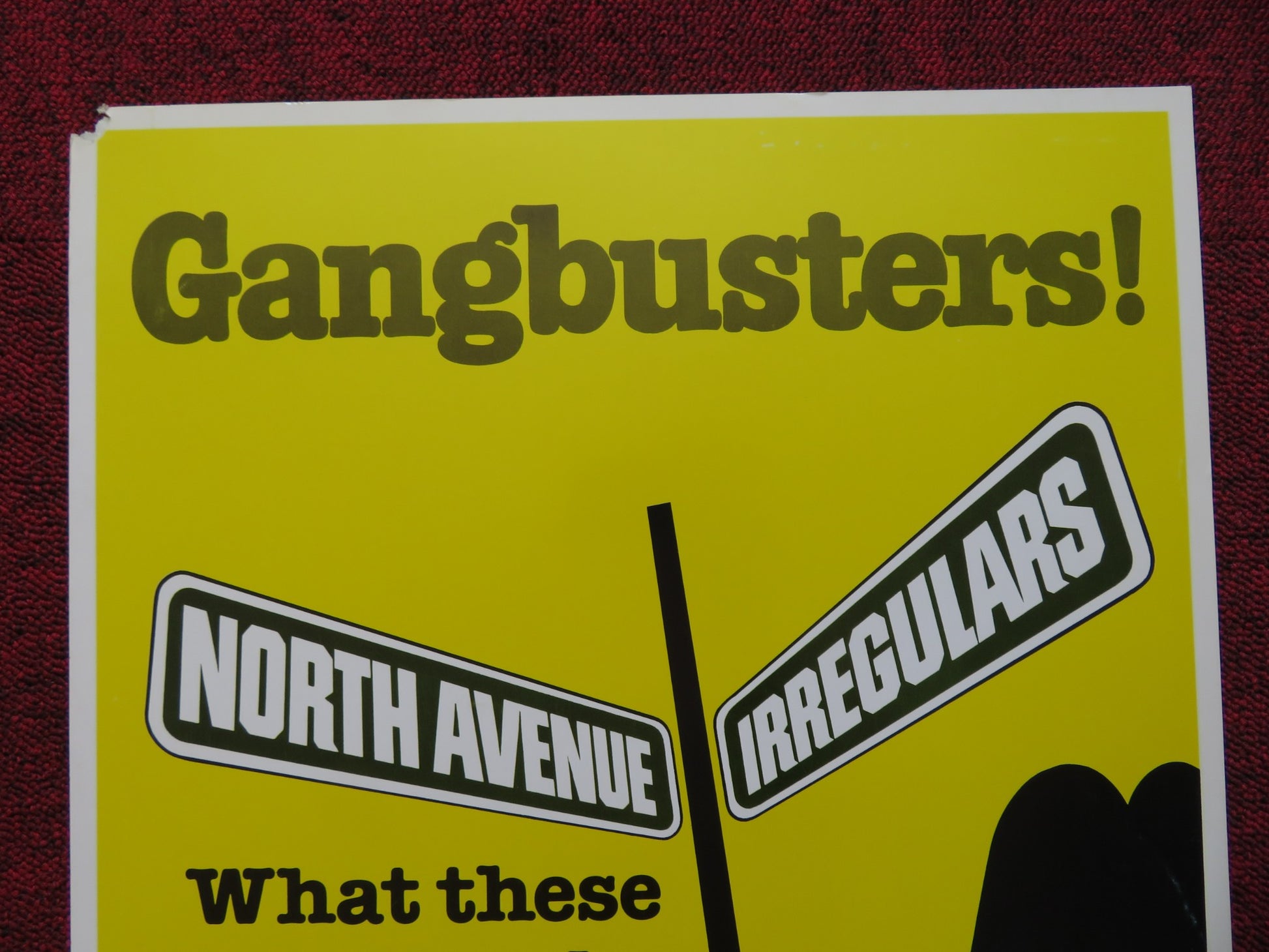 NORTH AVENUE IRREGULARS US INSERT (14"x 36") POSTER DISNEY EDWARD HERRMANN 1978 - Rendezvous Cinema