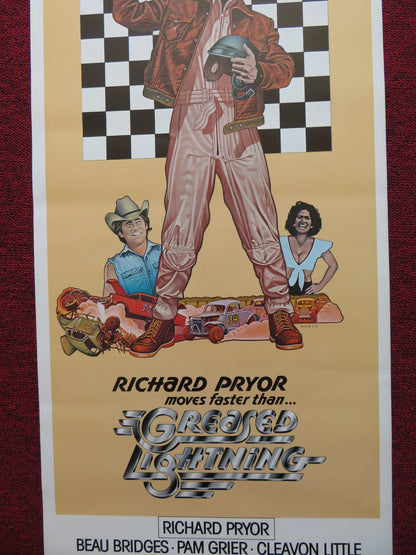 GREASED LIGHTNING US INSERT (14"x 36") POSTER RICHARD PRYOR BEAU BRIDGES 1977 - Rendezvous Cinema
