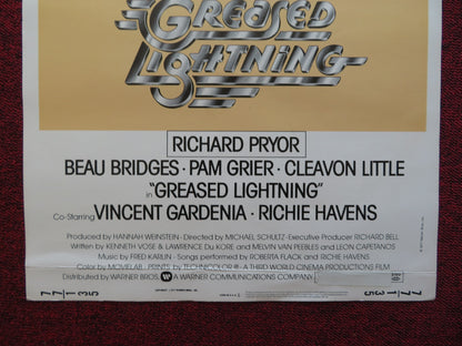 GREASED LIGHTNING US INSERT (14"x 36") POSTER RICHARD PRYOR BEAU BRIDGES 1977 - Rendezvous Cinema