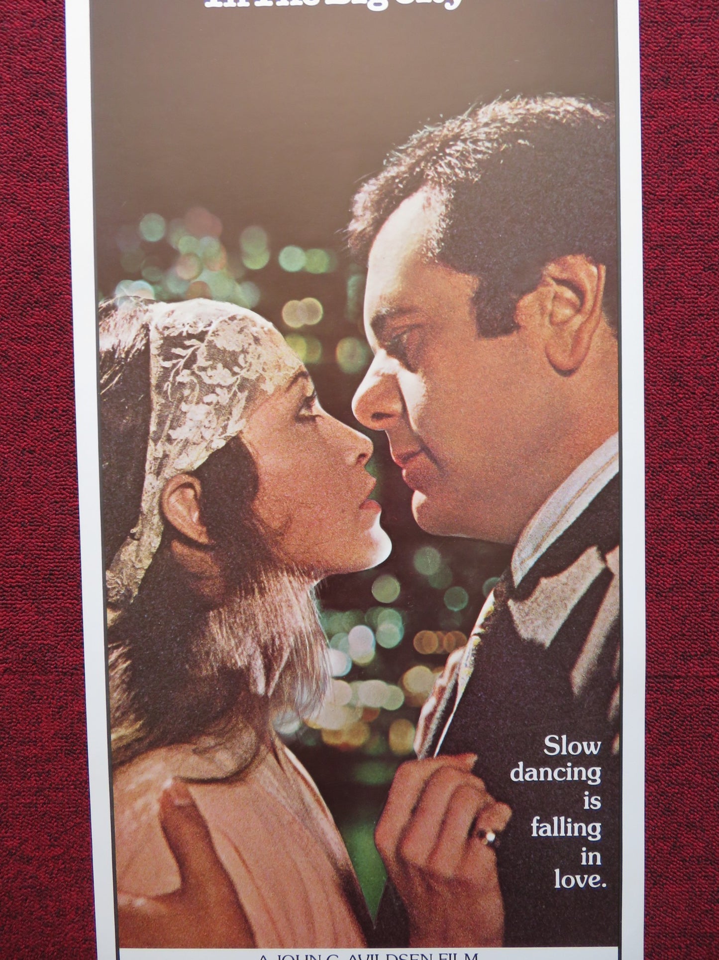 SLOW DANCING IN THE BIG CITY US INSERT (14"x 36") POSTER PAUL SORVINO 1978 - Rendezvous Cinema