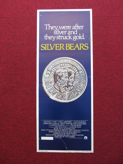 SILVER BEARS US INSERT (14"x 36") POSTER MICHAEL CAINE CYBILL SHEPHERD 1977 - Rendezvous Cinema
