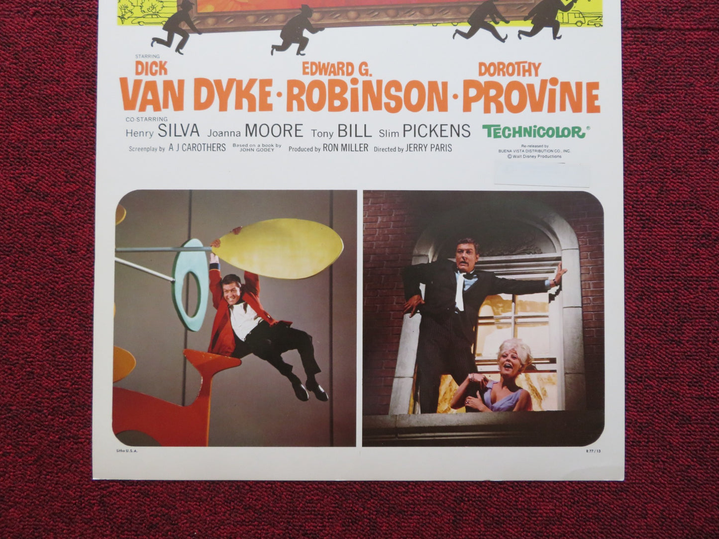 NEVER A DULL MOMENT US INSERT (14"x 36") POSTER DISNEY DICK VAN DYKE 1977 - Rendezvous Cinema